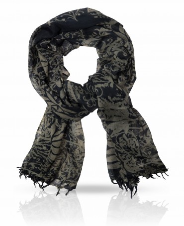 Палантин Женский W-LOTUS/BLACK